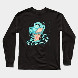 Zodiac Aquarius : Born in February Long Sleeve T-Shirt